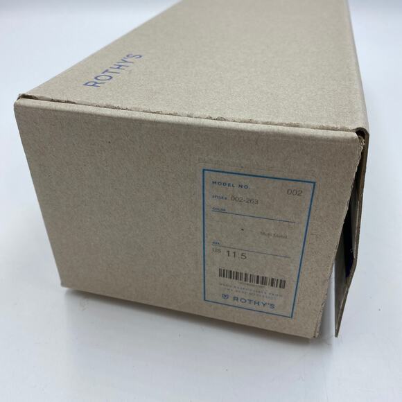 Rothy's The Point Multi Metallic Flat 11 New Gold Eco Friendly Retired - Picture 11 of 12